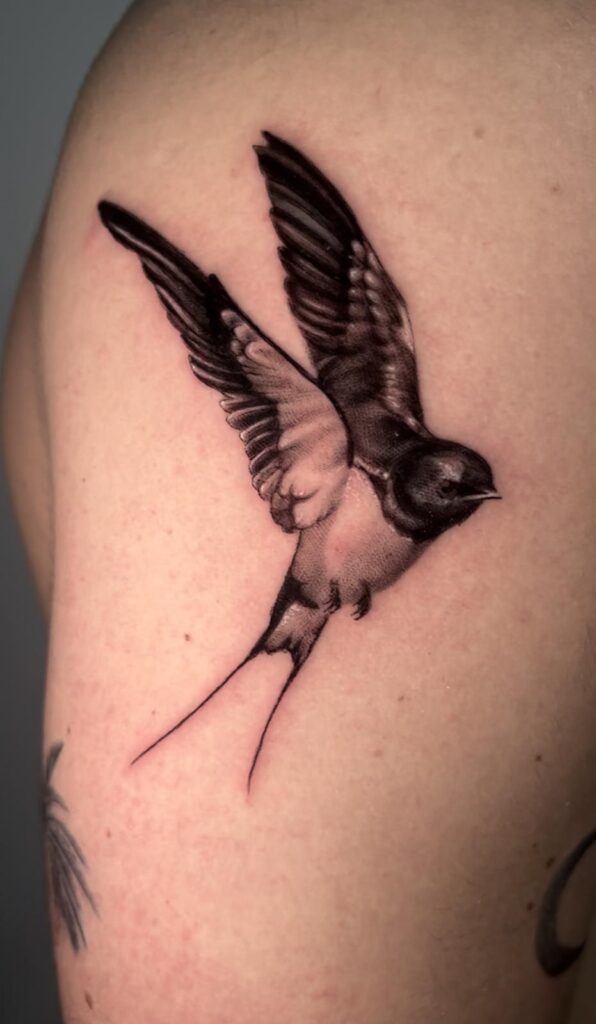 Pieza de tatuaje realista